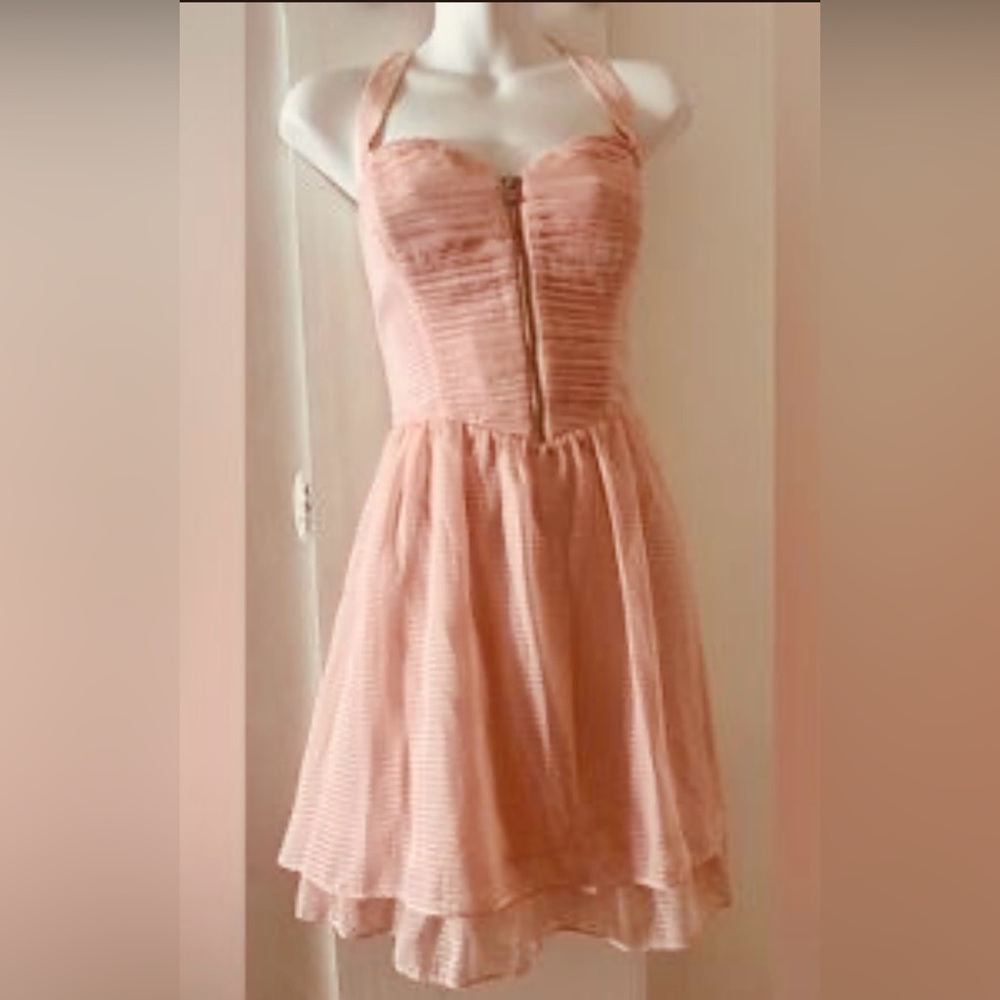 💖💖NicePeach color Strapless Dress - Picture 10 of 13